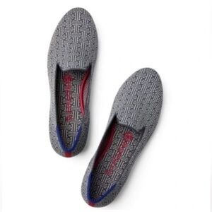 Rothy's The Loafer Charcoal Grid Slip On Shoes RETIRED Size US 8